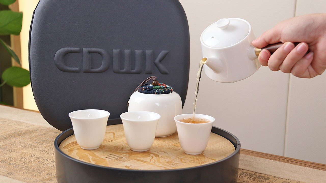 新品上市 | CDWK創(chuàng)點 天行健便攜式茶具套裝，即提即走的茶道儀式感！